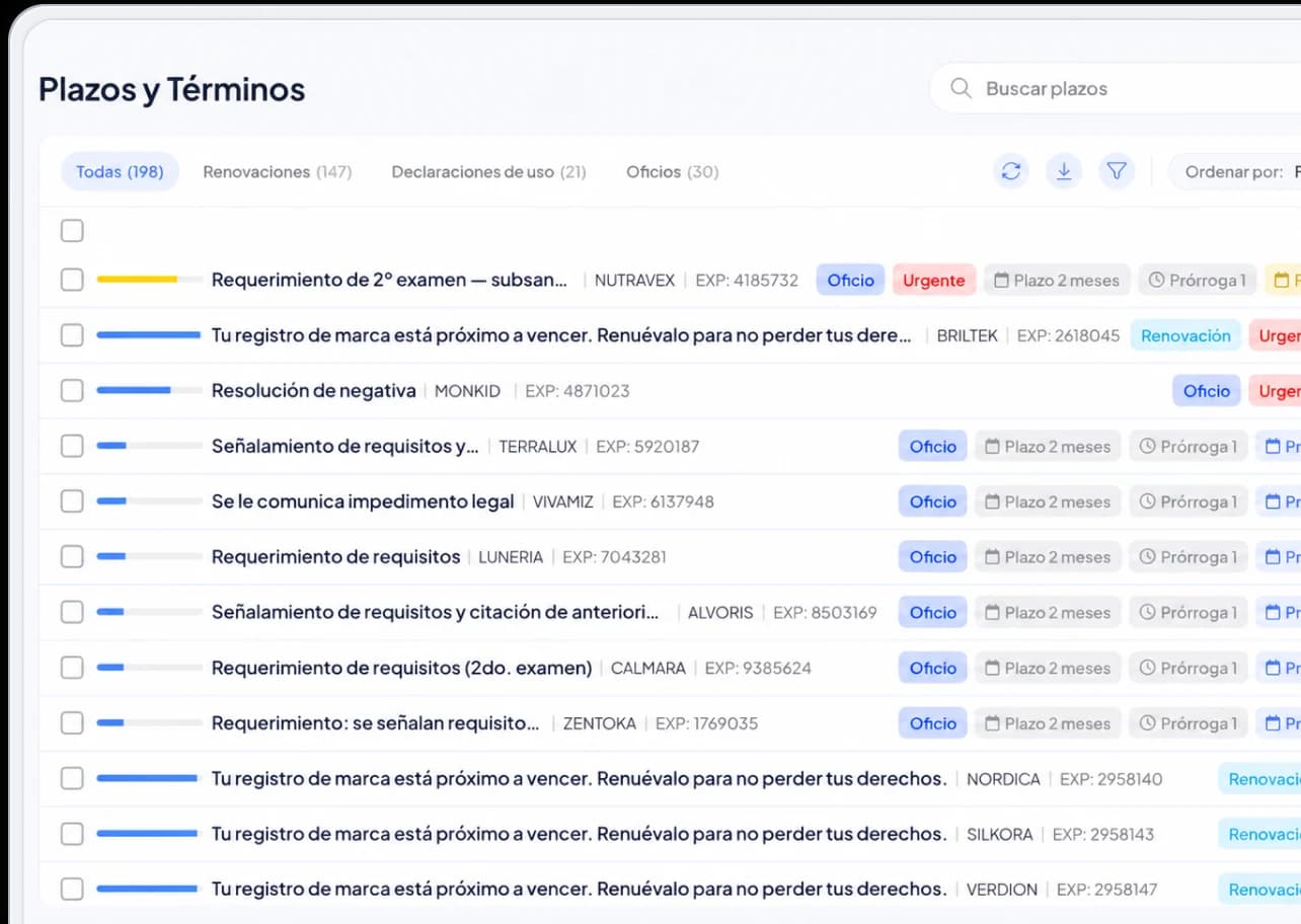 Vista previa de la herramienta Plazos y términos de Lawgic AI
